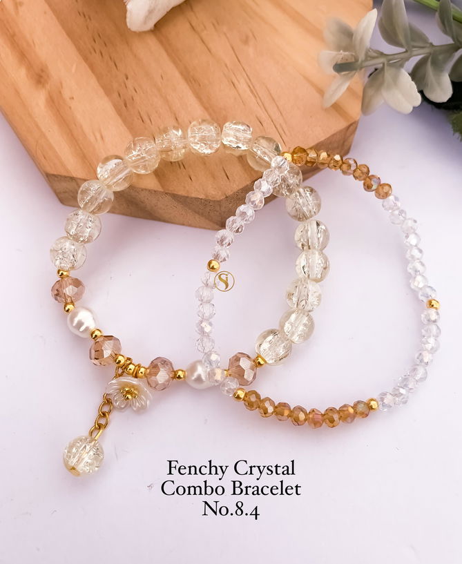 2 Fenchy Crystal  Bracelets Combo Wholesale Shop In Surat
